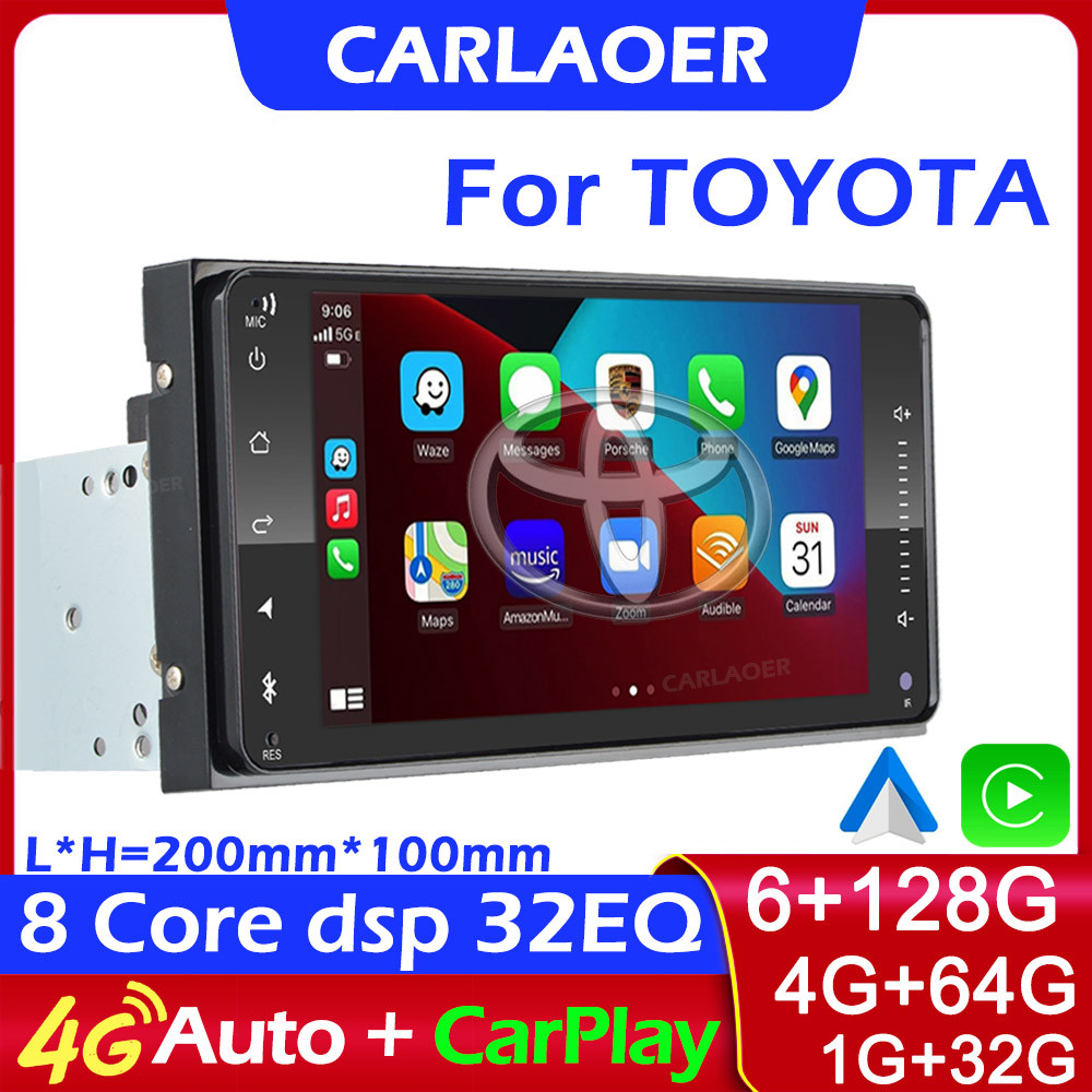 2 din android 10 Universal Car Multimedia Radio Player CarPlay 2Din