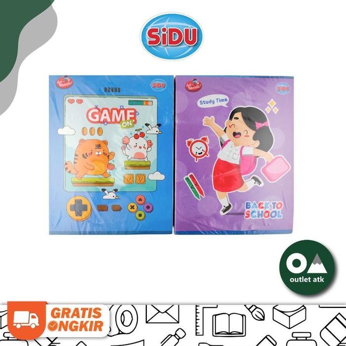 

Product Laris Buku Tulis Sekolah Sidu 58 Lembar Isi 10 Per Pack