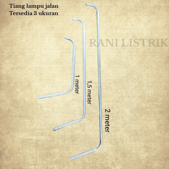 TIANG LAMPU JALAN / TIANG BESI GANTUNG LAMPU JALAN / TIANG LAMPU ORNAMEN