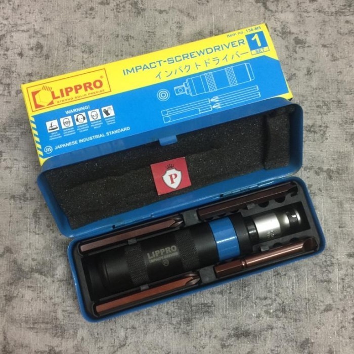 Obeng Ketok Set 11Pcs LIPPRO (Screwdriver Impact Set (138))