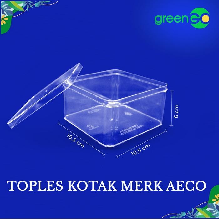 (Expert) TOPLES KUE AECO SQUARE TOPLES NATHA DESSERT BOX TOPLES KOTAK AECO