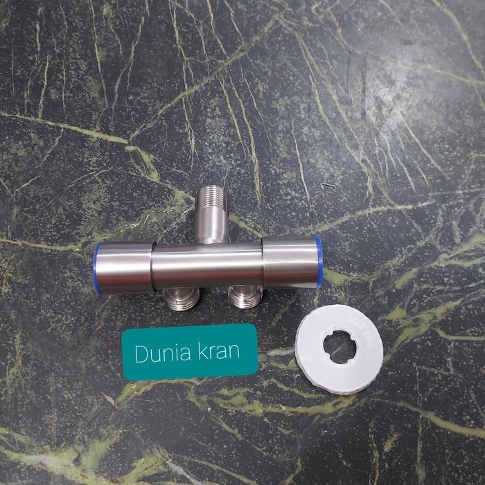 KRAN AIR CABANG DOUBLE / STOP KRAN SHOWER STAINLESS/KRAN SHOWER DOUBLE