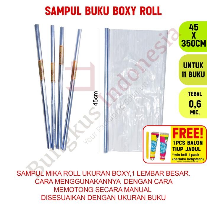 

Sampul Buku Mika Roll Ukuran Boxy dan Kuarto 34 & 45