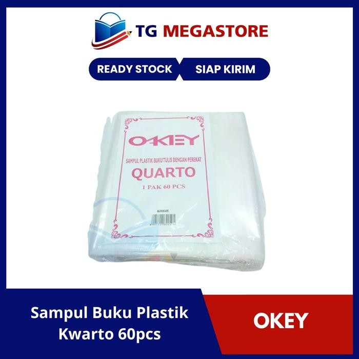 

Sampul Buku Plaik Okey Kwarto 60pcs