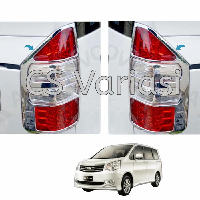 Garnish Lampu Belakang Toyota Nav1 Nav 1 Chrome Jsl