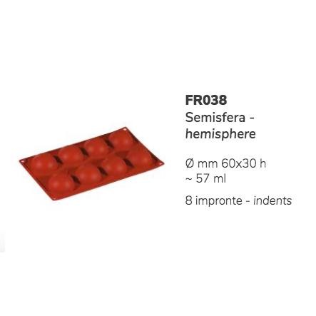 

Silicone Mould Pavoni Italy Formaflex Half Sphere - 30 X 17.5 Cm Gratis Ongkir
