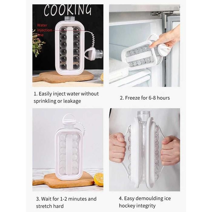 

Alat Cetak Cetakan Pencetak Es Batu Ice Cube Maker Tray Storage Murah Gratis Ongkir