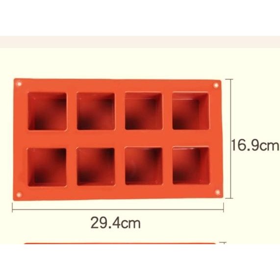 

Cetakan Silikon Kotak Square Silicone Cake Chocolate Mold Ice Cube Gratis Ongkir