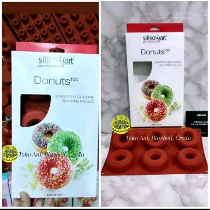 

Silikomart Silicone Mold / Cetakan Silicone Donuts 100 Ml 6 Cav ( Sf170 ) Gratis Ongkir