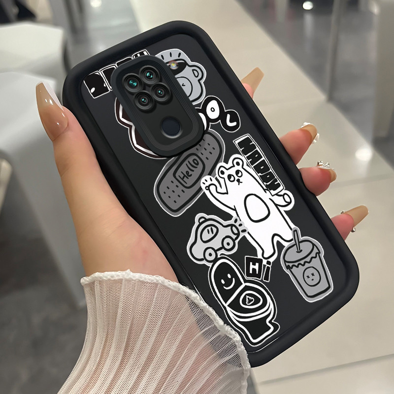 Casing Hp untuk Xiaomi Redmi Note 9 4G Note 8 Note 8T 10X Case Casing HP Softcase ponsel silikon tah