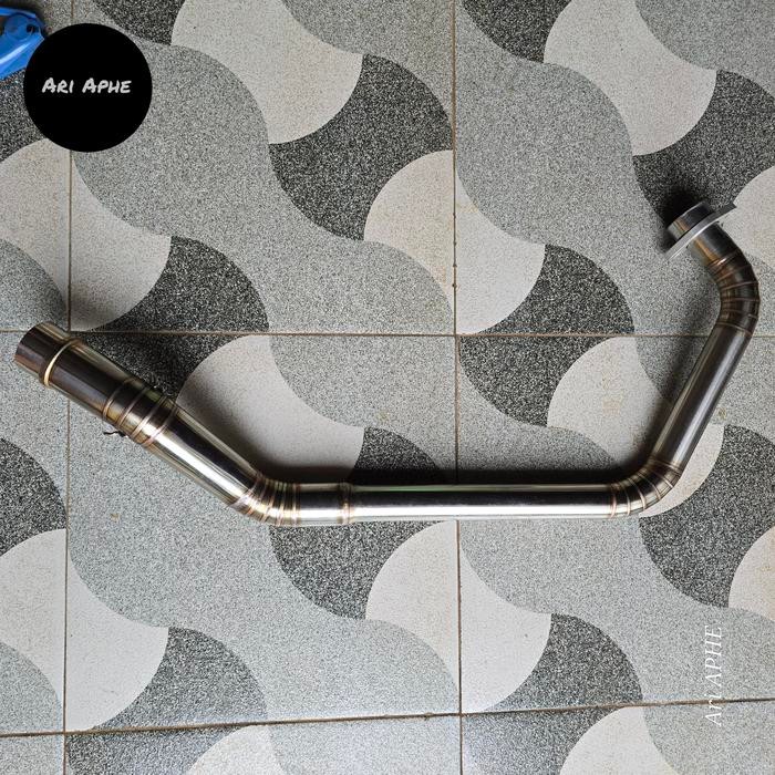 Header Pipa Leher Knalpot R9 Original Cbr250R Cbu Cbr 250 R Cbu