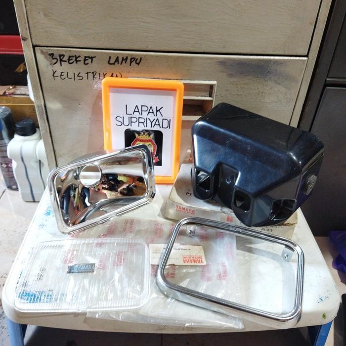 Reflektor Lampu Depan Yt115 Yt 115 Original Ygp