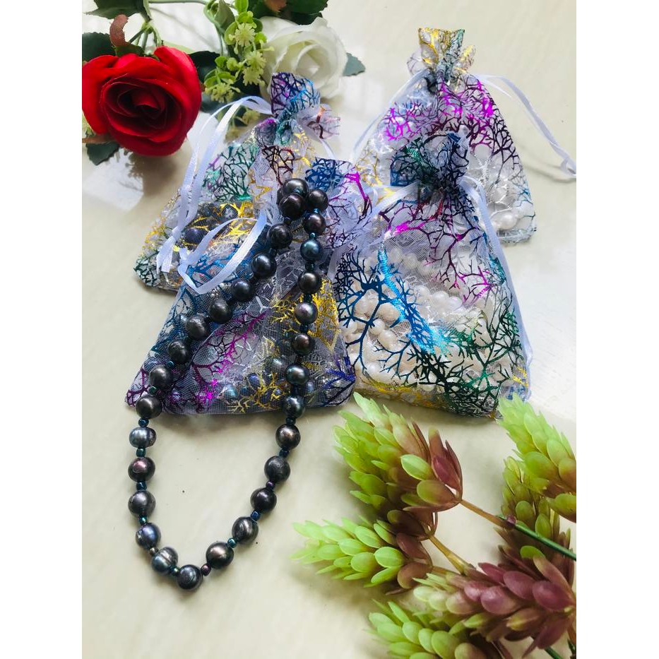 Tali Masker Mutiara Asli / Konektor Masker Korea/Tali Kacamata Mutiara