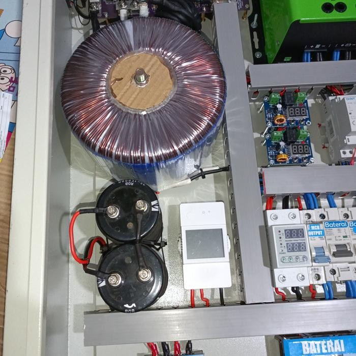 Paket Box Panel Plts 3000W Psw Mppt 60A Otomatis Panel Surya Edisi2022