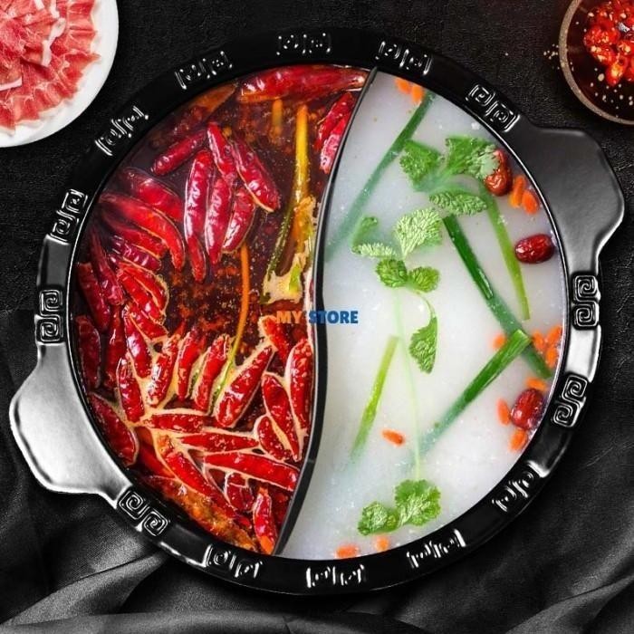 PANCI HOTPOT 2 RASA NAGA SHABU SHABU STEAMBOAT HITAM TIMBUL RESTO