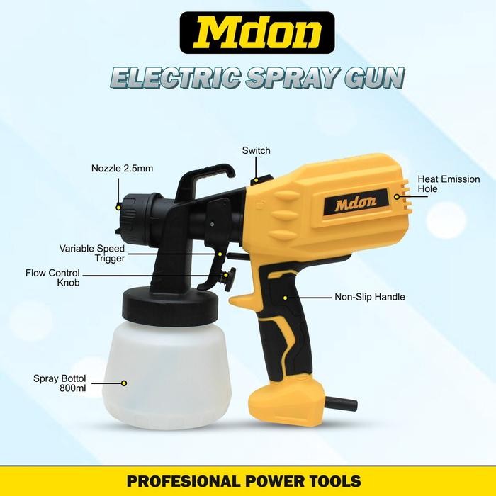 MULTIPRO ESP-800 SPRAY GUN LISTRIK NOZZLE KUNINGAN