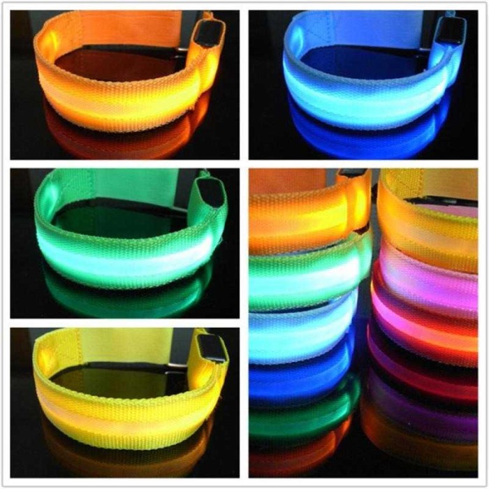 Lampu Gelang LED Running Sport Armband Wristband Safety Belt ELS-23