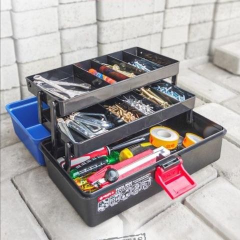 Tool Box Toolbox Tingkat Lipat Tebal Tamiya Tool Set Box