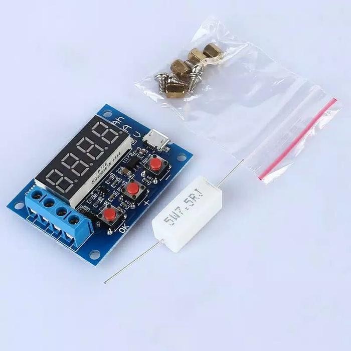 Battery Discharge Baterai Meter Kapasitas Baterai Liion 1-12V 18650