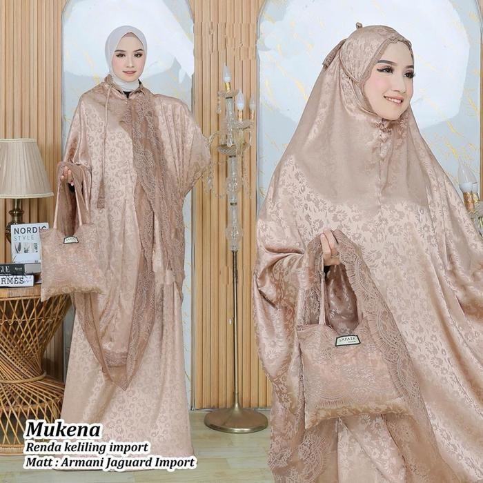 Gamis Midi Mukena Blouse Tunik Simple Mewah Elegant