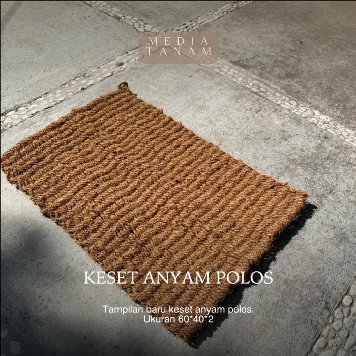 keset anyaman dari sabut kelapa 50x40 keset toilet keset teras awet