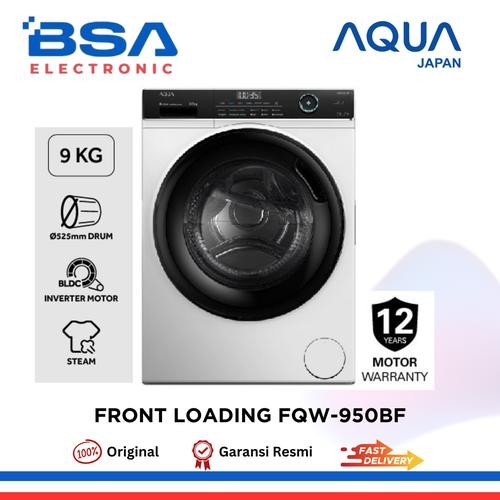 AQUA MESIN CUCI FRONT LOAD FQW-950BF 9KG FRONTLOADING FQW950BF