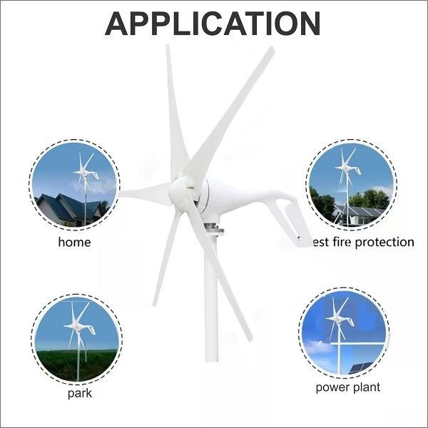 Turbin Angin / Wind Turbine 500W + Controller / Wind turbine /