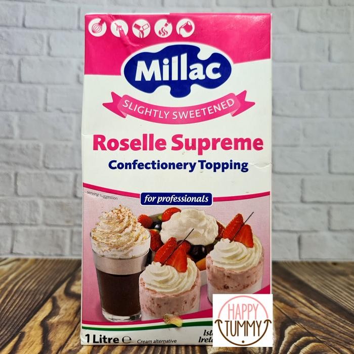 

New Millac roselle supreme whipping whip cream 1L