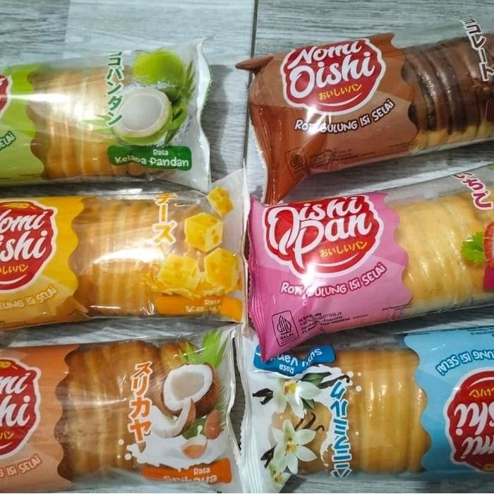 

New OISHI Roti Gulung ( Nomi Oishi ) isi 30 pcs Food Camilan Makanan Snacks Cokelat