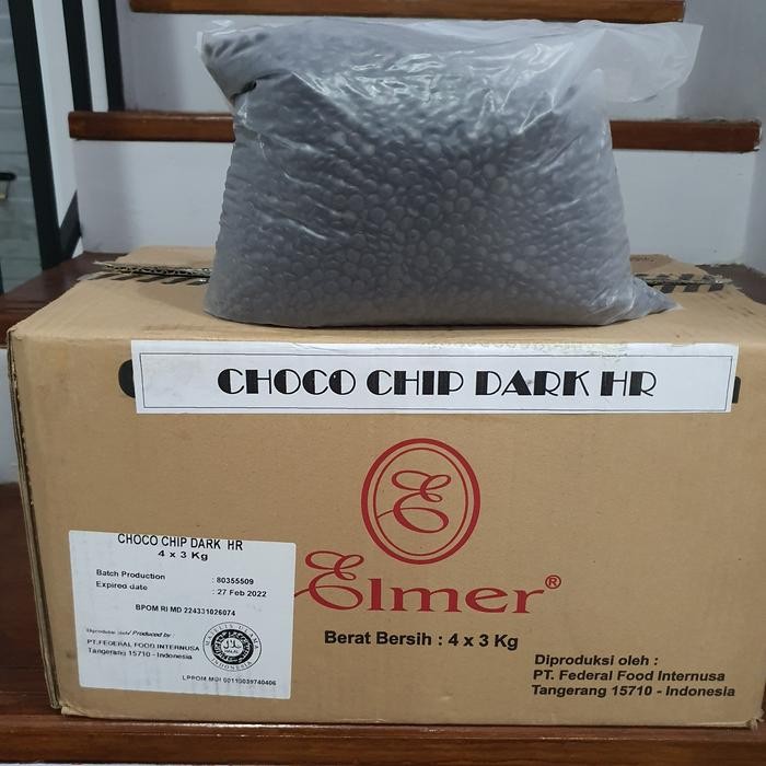 

New Elmer Choco chip Dark HR Repack 250 Gr