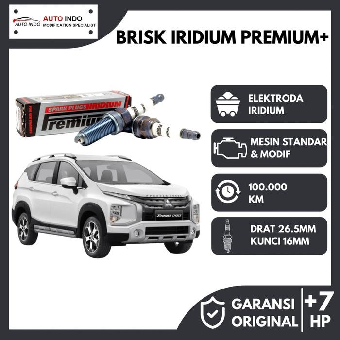 Busi Mobil Brisk Premium Iridium P3 untuk Mitsubishi Xpander