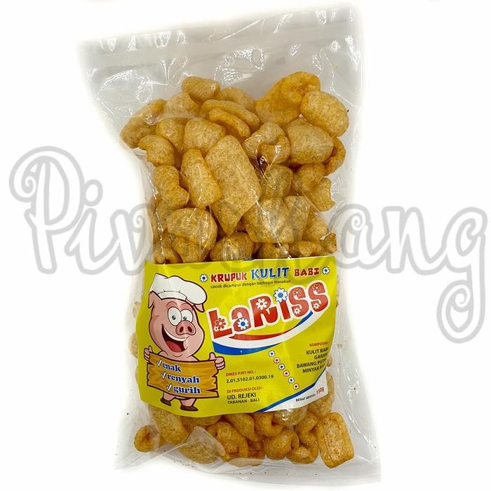 

New GROSIR Kerupuk Rambak Babi Krupuk Kulit Rejeki Lariss Bali 150gr
