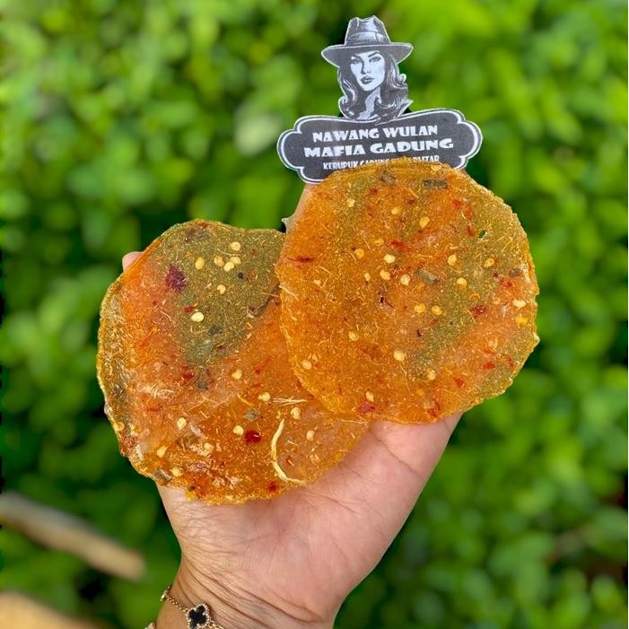 

New 1 KG KERUPUK SERMIER PEDAS HOT SAMILER ISI 150 - 180 MENTAH