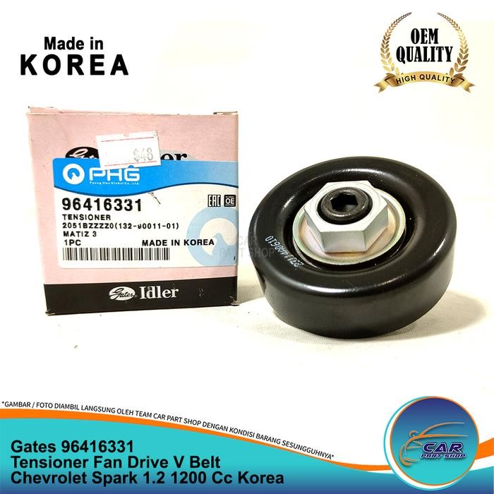 Tensioner Fan Drive V Belt Fanbelt Chevrolet Spark 1.2 1200 Cc Korea