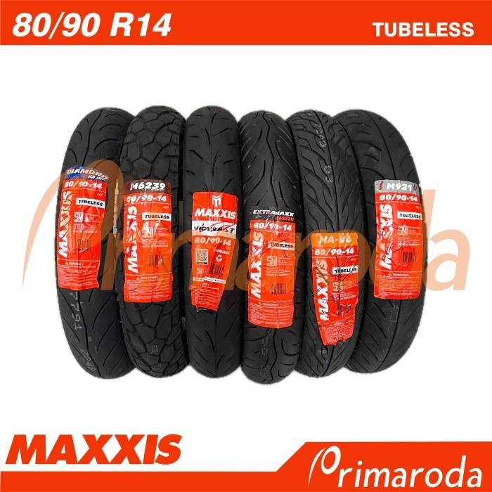 Ban Motor MAXXIS Tube Type 80/90 Ring 14 Semua Model