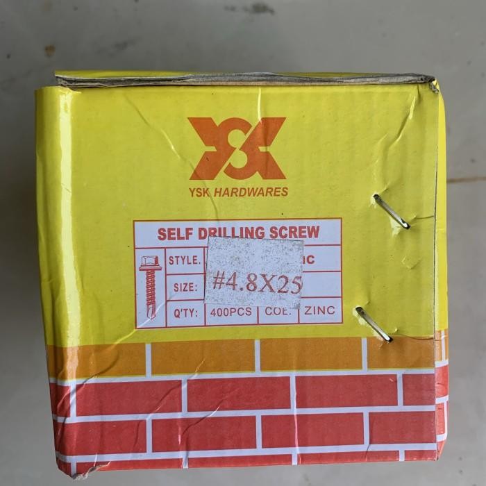 [Expert] Baut Drilling 12 x 25 kuning // Self Drilling Screw 12 x 25 kuning