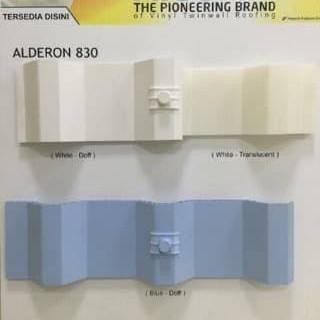 [Expert] ATAP UPVC TWINWALL DOUBLE LAYER ALDERON PUTIH/BIRU/SEMI TRANSPARAN 830