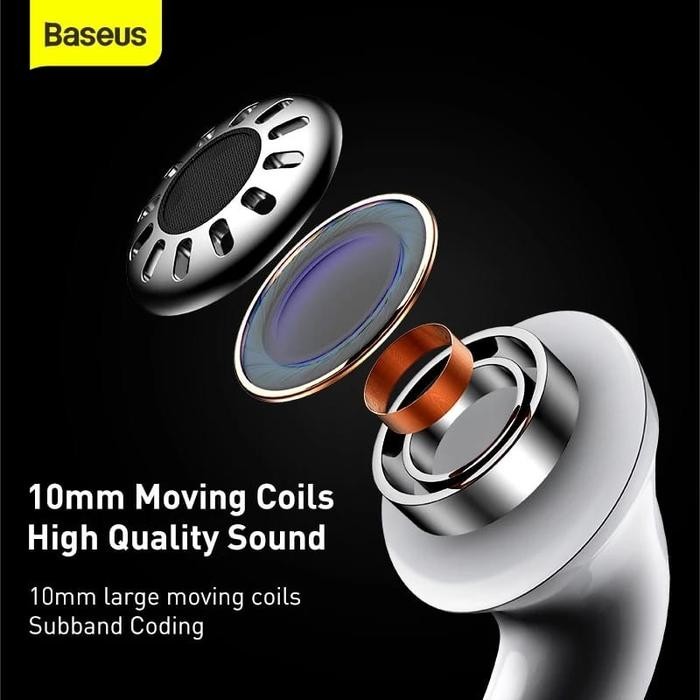 Baseus True Wireless Stereo Bluetooth Earphone W3 Ni Earbuds Tws Headset