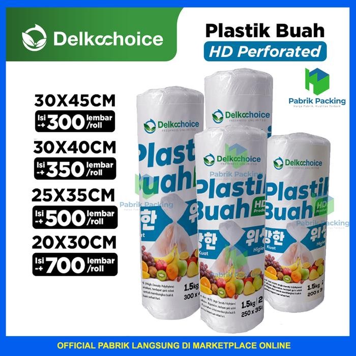 Plastik HD Roll Premium Plastik Bungkus Sayur Plastik Bungkus Buah