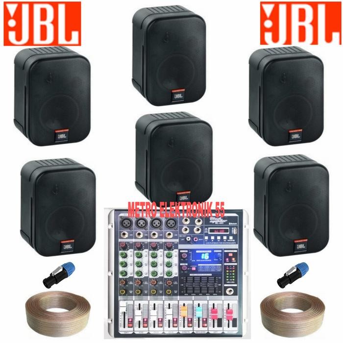 Paket Sound System Jbl Cafe Atau Restoran 6 Unit Speaker Jbl
