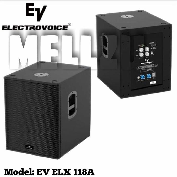 Subwoofer Aktif Electro Voice Ev Elx 118A 18 In