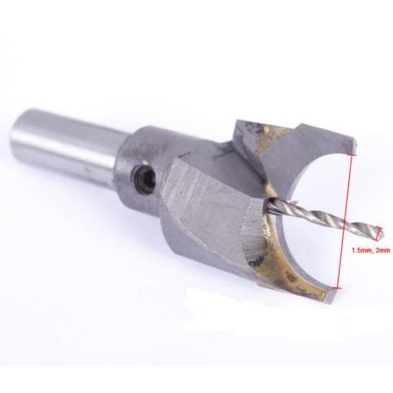 Mata Bor Drill Bit Tasbih Beads Drill 12 Mm 2 Mm Shank Bor Kayu