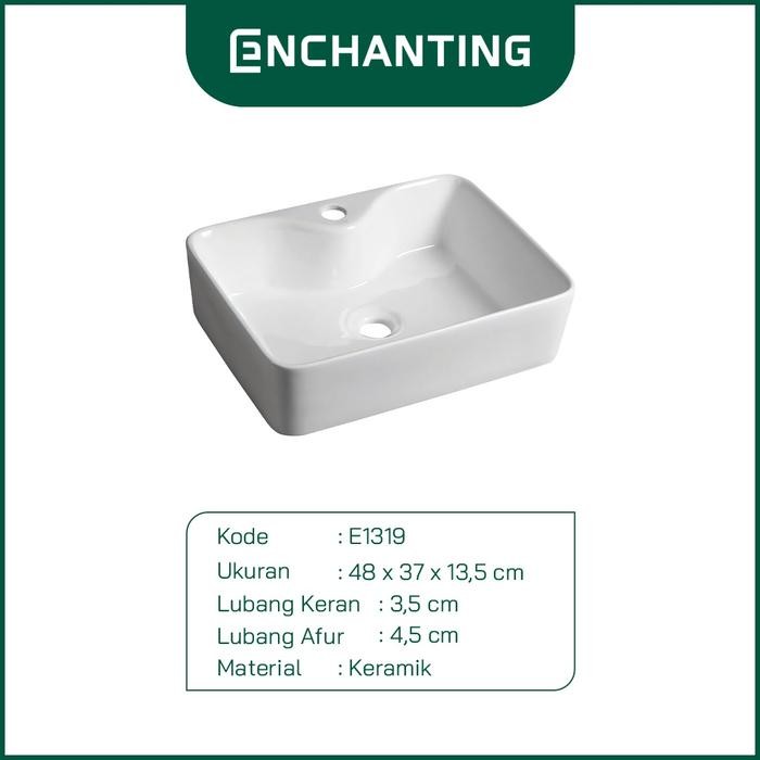 Wastafel Keramik Europe Enchanting E1319