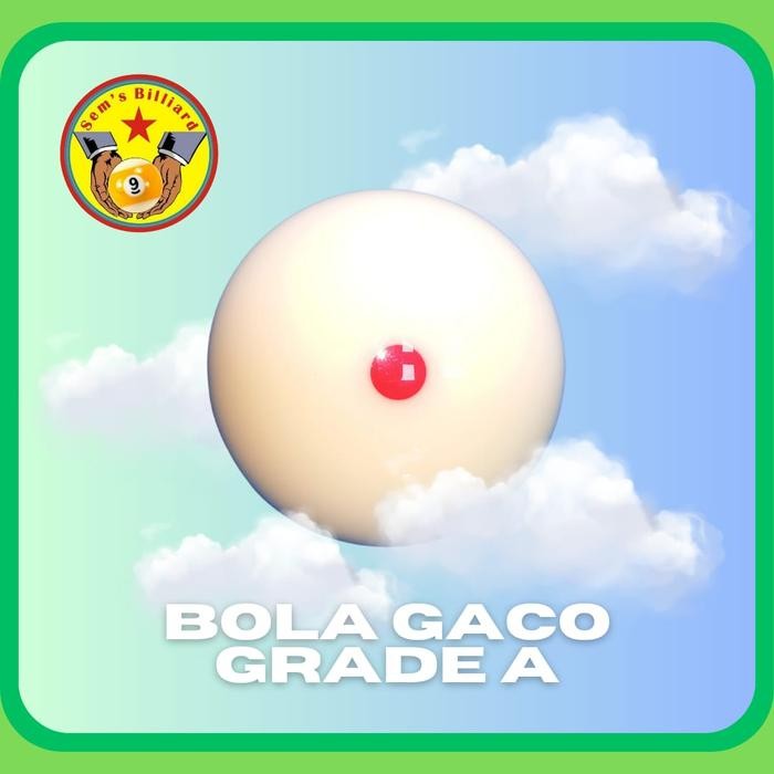 Bola Gaco Titik 6 - Bola Gaco Billiard - Bola Billiard Terlaris