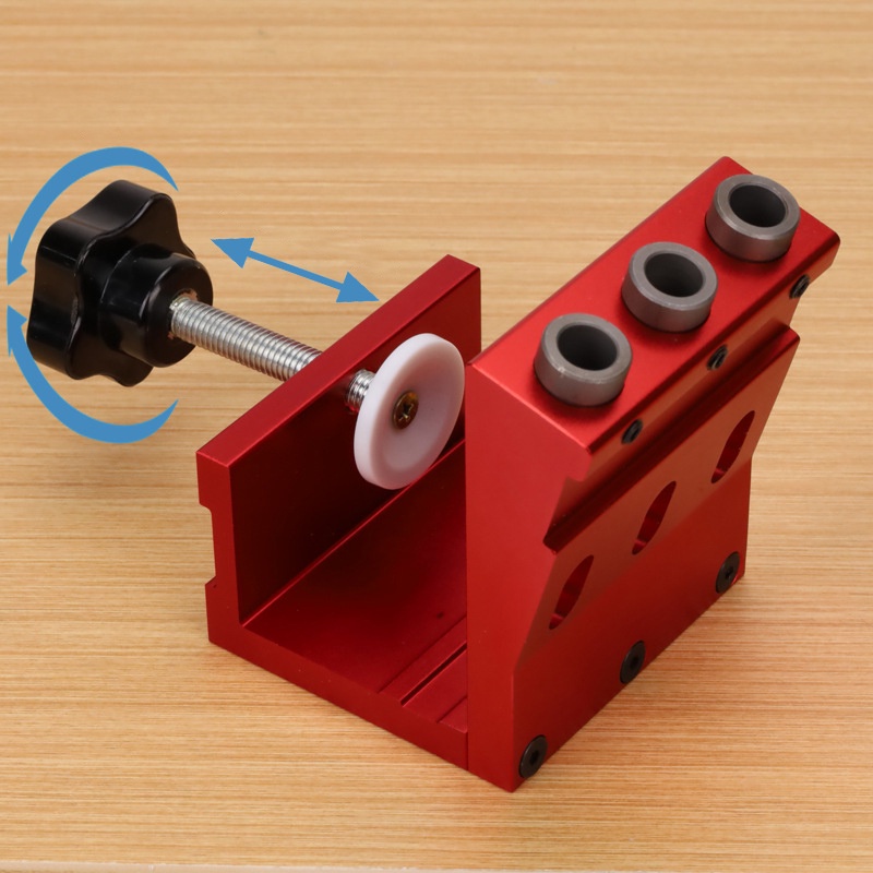 DOSD Pocket Hole Jig Kit Woodworking Jig With Three Pocket Hole Drill Pocket Hole System Carpentor T