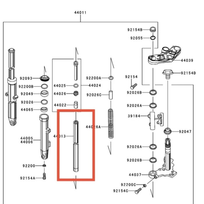 Bebas Ribet As Shock Depan Pulsar 200Ns Br 200 Ns