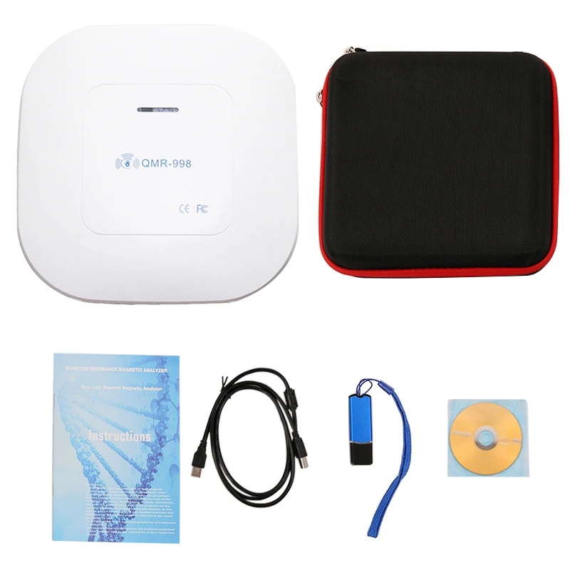 New New QMR-998 Quantum Resonance Magnetic Analyzer Set Hand Press Quantum Body Analyzer With 52 Rep