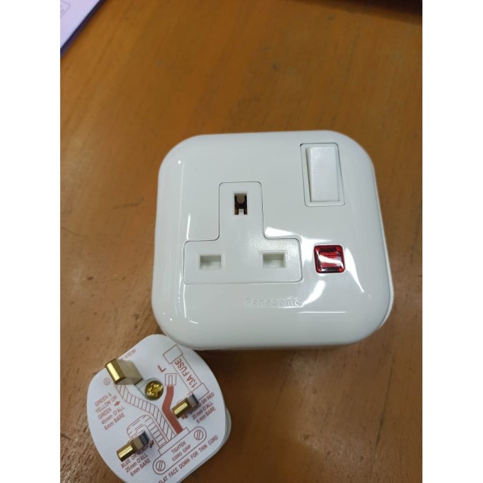 TERBARU PANASONIC STOP KONTAK AC + STEKER AC + OUTBOW