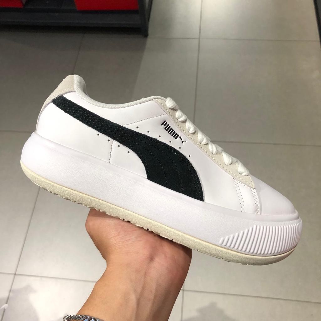 Puma Sepatu Sneakers Suede Mayu Mix Wn S White-Marshmall 382581 01