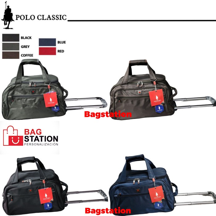 Tas Cabin Koper Travel Bag Trolley Troly Polo Classic Roda